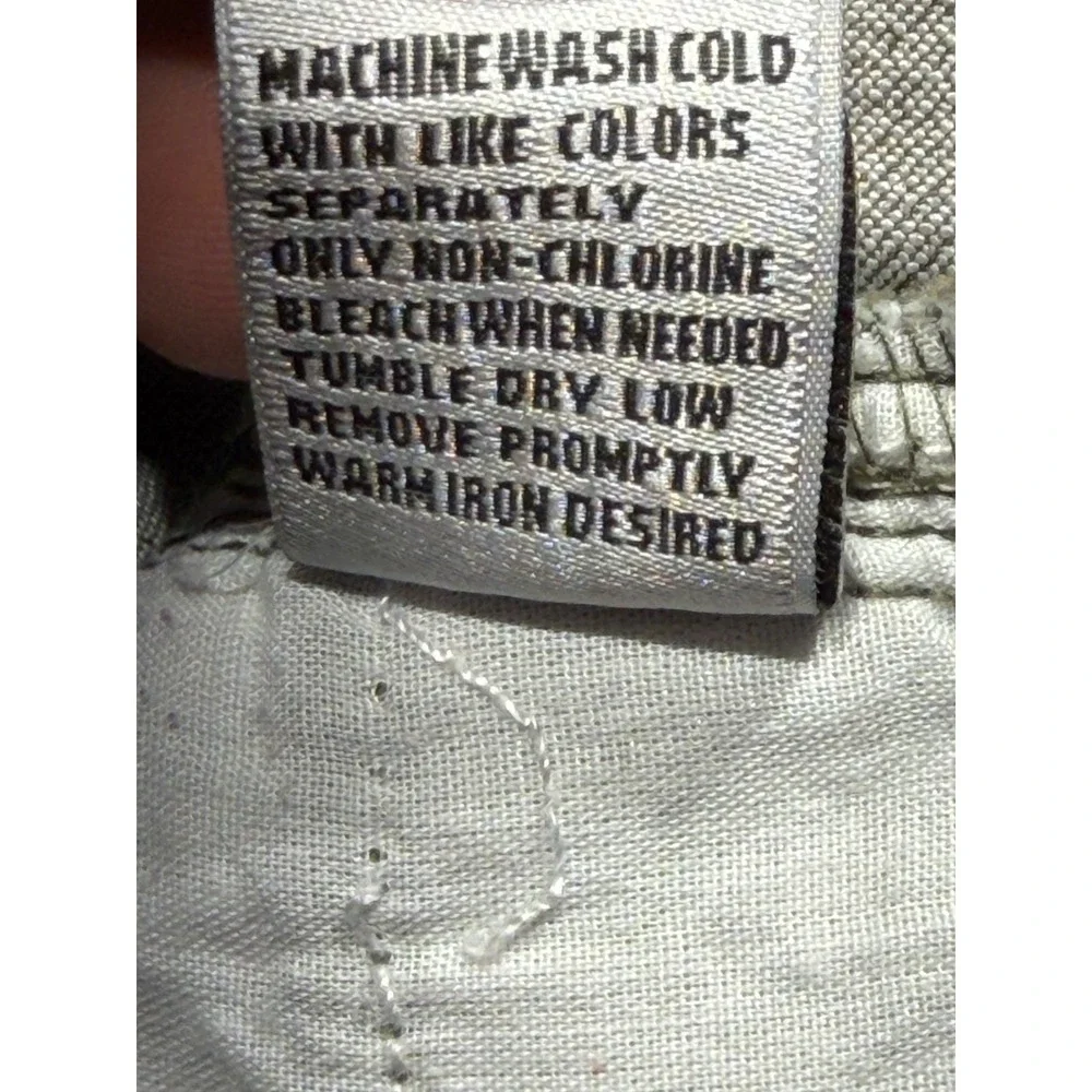 Sandpiper Mens Olive Green Cargo Pants Multi Pocket Utility Trousers Size 22